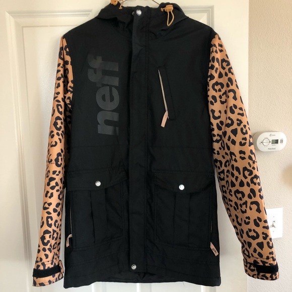 leopard snowboard jacket